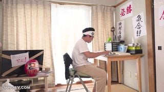 【モザイク破壊】HUNTC-360 「ムラムラしたら家族でヌイて発散して！」家族総出の射精サポート応援団！大学合格まで母と4姉妹が全面エロサポート！オナホ代わりに中出しし