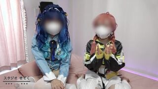 FC2-PPV-4778348 限定【楽園】Vtuber獅〇堂あ〇りのあちゃん・天〇ここ〇ことはちゃんの最強コンビによるハーレム3P＆4P