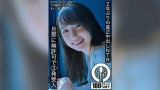 HNAMH-023 2年ぶりの真正中出しNTR 旦那に無許可で3発受入 まい（妻）