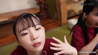 【モザイク破壊】SDDE-747 突然、どろっどろ精子が降り注がれる日常 「常にぶっかけ」競技かるた部 ～クラブ合宿編～ 女子6名の顔面を流れる、爽やかな汗と濃厚精子 こ