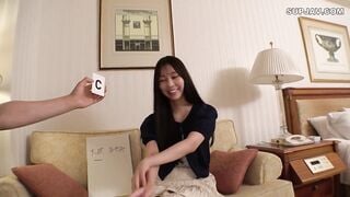 200GANA-3281 心理テストで街中ナンパ！上品な彼女の糸ひきオマ●コは良い意味でお下品！清楚なピアノの先生が見せた手コキでの手つきは鍵盤を叩くように繊細でした！