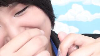 IENE-746 アイエナジー女子社員にすぐに破れるラップ1枚隔てて素股体験させてみました