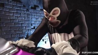 【モザイク破壊】MSZ-27 レンジャーピンク イキ我慢 原美織