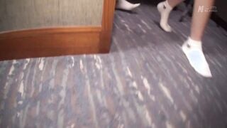 KMHRS-054 「ナマでセックスしよーよ(はぁと)」ちょいギャルリマと日向子が精子ヌキ…