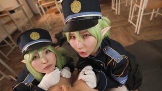 T38-049 無邪気なじゅぽがき姉妹にむちゃくちゃ搾精された
