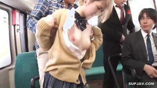 【モザイク破壊】WANZ-839 男汁ぶっかけ痴漢バス 絶倫チ●ポ集団に狙われザーメン凌辱中出し輪姦レ×プ 椎名そら