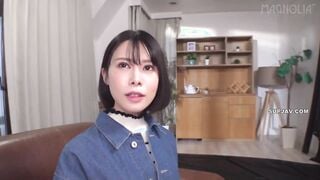 MGNL-137 『清楚な人妻限定！マジックミラー越しに居る旦那の前でノーハンドコンドーム装着チャレンジ！』敏感パイパン人妻が絶頂潮吹き！デカチンをお口で堪能メス顔が隠せ