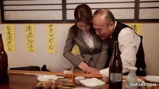 【モザイク破壊】JUR-455 取引先の傲慢社長に中出しされ続けた出張接待。 専属美女、イイ女のスーツ『美』―。 瑶真由香
