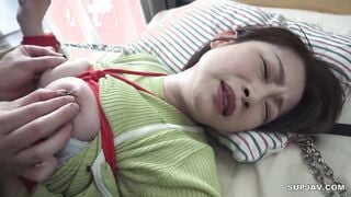 【モザイク破壊】ROE-379 人妻を拘束椅子に放置して2時間…唾液だらだらのイグイグ変態女に育った話。 友田真希