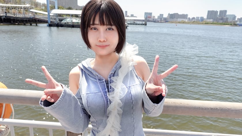 萌え系F乳ランク色白女子大生がオナニーでは我慢しきれず応募してきた！性感帯の乳首は普段チクニーのやり過ぎで始まる前から超勃起乳首！臨戦