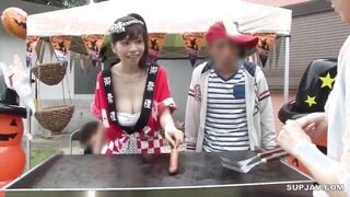[Mosaic Destruction] RCT-658 เป้าหมายคือพี่สาวคอสเพลย์หน้าอกใหญ่ การล่วงละเมิดทางเพศเล็กน้อย Molester Squad Halloween Edition