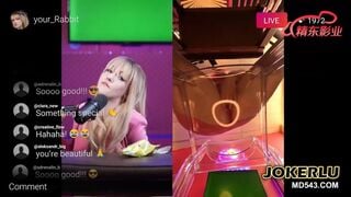 精东影业JDTG025 痴女主播与榜一男粉约操直播间