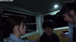 【モザイク破壊】SODS-065 巡察レディのお仕事～街中非行少年更生精子回収を行う24時間～