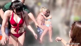 【モザイク破壊】STCV-575 美乳&美尻が眩しすぎ！ノリノリな水着美女たちと飲んで吹いて乱パ4P！！『またイっちゃうっ…！』猛烈ピストンに失神寸前！？悶絶しながらも連