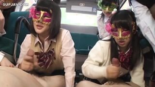 【モザイク破壊】TMHK-001 変態女子校生集団逆痴漢