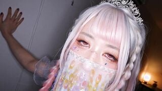 TIKB-214 ベールで隠された魅惑の発情コスプレイヤーのオフパコフェベチオ