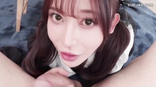 【モザイク破壊】MNGS-016 顔だけでも抜ける 顔面最強メイドのギアチェンフェラ＆騎乗位中出しご奉仕 朝から晩まで15発搾精 七瀬アリス