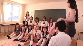 HNDS-082 今日、中出ししまくりました。だれのマ●コが1番キモチ良い？美女13人のおちんちん奪い合い！センター目指して大乱交スペシャル！！