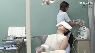 【モザイク破壊】DRPT-065 変態レズ歯科医にとんでもないベロ責めで口内開発されイキまくる敏感女 2 皆月ひかる 友田彩也香