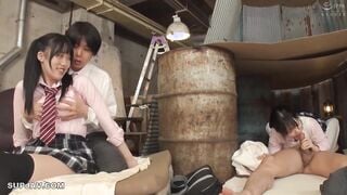 【モザイク破壊】HUNTC-002 ボクが作った秘密基地は暇つぶしのヤリ部屋になってしまった！イケメン君がクラスのイケてる女子や真面目女子、憧れのマドンナを連れてきた！し