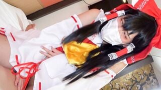 FC2-PPV-4856335 【無/期間限定再販】アヘ顔霊夢ちゃん2本番！杭打ち騎乗位で搾り取り＆鬼ピストンで大量中出し！