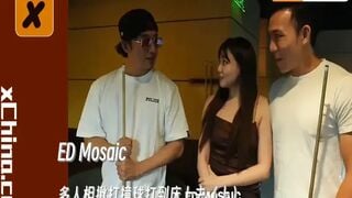 麻豆传媒STP35016 多人相揪打撞球打到床上去（上） 桌球女神的多P初体验粉红鲍 小樱桃