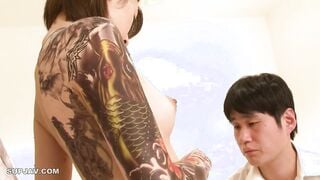 【モザイク破壊】XRW-434 肉体に描かれた女の情念 刺青交尾
