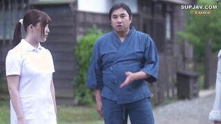 【モザイク破壊】FTHTD-143 「村人全員、わたしが診ます！」男性過多の過疎村ナース・小鈴みかんの全員おち〇ぽヌキまくり派遣診療