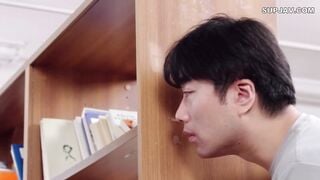 【モザイク破壊】HUNTC-477 むっつり文学女子と5秒目が合えばエッチできるマッチング図書館！2