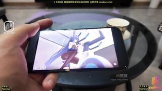 麻豆传媒STP35359 花园教练的淫语喷水瑜伽训练 星野兔