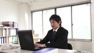 【モザイク破壊】GENM-060 こっそり内緒でオフィスでエッチ 深田えいみ