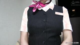 【モザイク破壊】KTB-028 肉感アテンダント！～元CA百合香さん（Gカップ）の体験告白～ 葵百合香
