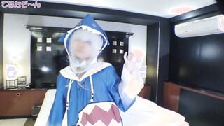 FC2-PPV-4876679 サメちゃんつゆだくオナニー♪エッチ大好き細身■リデカくりぺったんちゃんくじらちゃん！ホ■のグラ衣装で本気”汁”たっぷりオナニー編