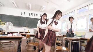 HSODA-086C 時間停止学級5。時間を止める事が出来る神装置で、好きな時に挿れたり、止めたりし放題。