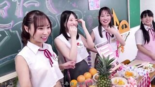 HUNTC-508C 「超新鮮！もぎたて女子○生はいかが？」学園祭の模擬店で女子○生と相席出来るフルーツパーラーがオープン！たわわに実ったピチピチ女子○生がお客の膝の上