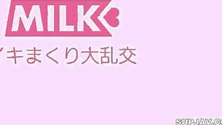 [Mosaic Destruction] MILK-083 Gale Fast and Thunder การไล่ล่าที่ไม่หยุดยั้งที่ไม่สิ้นสุดแม้ว่าคุณจะหลั่ง Haru Yamaguchi เสียบไก่ใหญ่ 4 ตัว