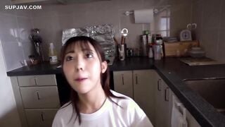 【モザイク破壊】583ERKR-1105 ヤリモク彼女 りん 寝起きフェラ→リビング生挿入
