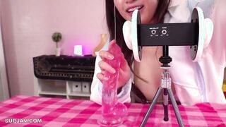 【モザイク破壊】WAAA-573 「ネッチョネチョでイカせてアゲるん」ベロキス顔面特化オナサポ！涎まみれ舐めシャブリ体液グチュ濡れイクイク密着！体液のベチョネロ音に溺れる