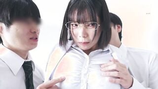 NSODN-017 弱みを握られた爆乳保健教諭が生徒たちに孕まされた流出映像。