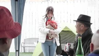NSFS-476 2泊3日のキャンプ 町内会まわしテント5 オヤジたちに何度も中出しされた私の妻 皆瀬あかり