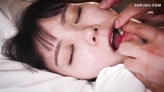 【モザイク破壊】SU-007 無防備に寝てる女に中出し卑猥行為7 垢抜けない美人 色白学生女