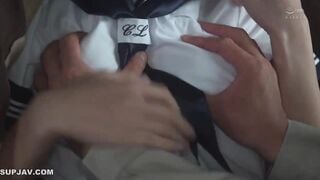 【モザイク破壊】APNS-404 中年チ〇ポ偏愛女学生 オナバレから始まる、ずっと好きだったおじさん達とのとろける中出しセックス 百合良