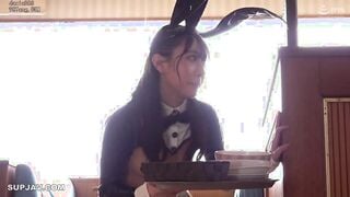【モザイク破壊】SVSHA-016 羞恥！おっぱいや膣穴尻穴までも視姦された私…日給8万円だけど制服が逆バニーなファミレスアルバイト！3