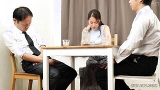 【モザイク破壊】BASJ-040 夫のNTR性癖に付き合わされて痴女覚醒する妻 通野未帆