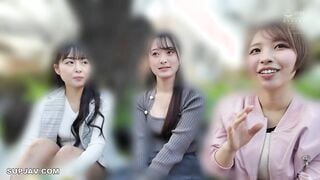 【モザイク破壊】HMN-753 女だけで花見してるグループをナンパした結果 宍戸里帆 花守夏歩 本城はな