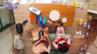 麻豆传媒CUS-146 情人劫密室逃脱EP1AV篇淫乱蛋糕奶油派 沈娜娜