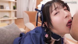 【モザイク破壊】MIST-496 危険日直撃！！子作りできる派遣メイド 真白ふわり