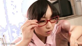 【モザイク破壊】JUC-623 デカチン患者とウブな若妻メガネ看護婦 羽月希