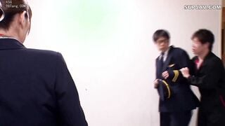 【モザイク破壊】JUFD-313 爆乳CAザーメン調教 高橋美緒
