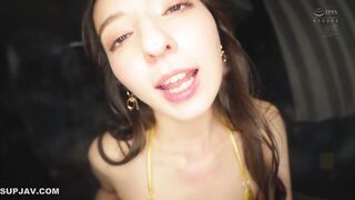 【モザイク破壊】MFYD-124 下品なキス魔 発情ハーフ美人お姉さんの唾液ダラダラ濃厚キッスで貪り痴女られる4コーナー！ 西田カリナ